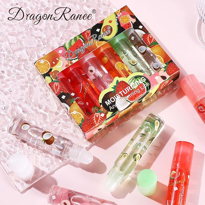 Moisturizing Lip Oil 6 Pcs Roll-on Lip Oil Moisturizing