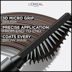 L'Oreal Paris Infallible Volumizing 24H Wear Brow Mascara, Long Lasting Eyebrow Makeup for 2X Fuller Eyebrows, 7.0 Blonde, 0.13 Fl Oz