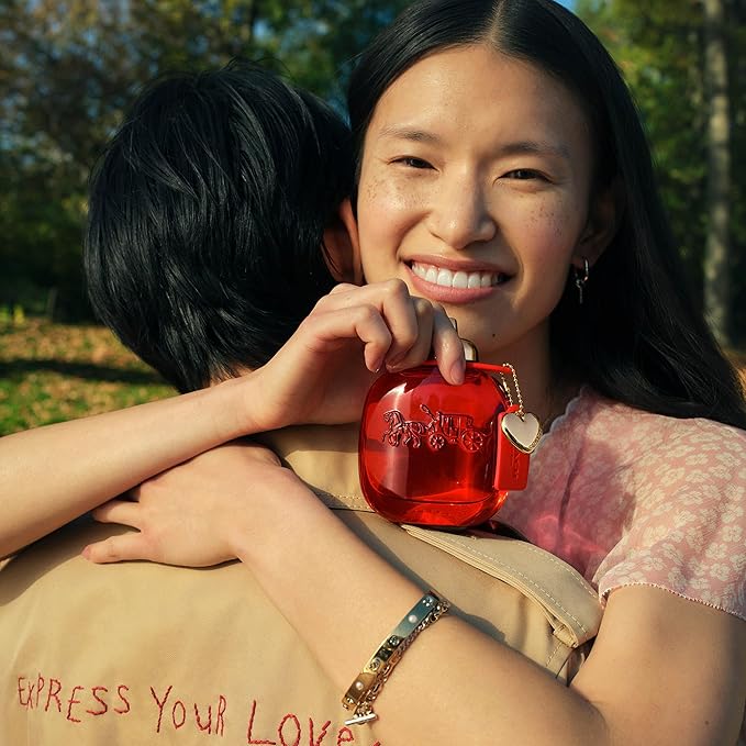 Coach Love Eau de Parfum - Long Lasting Fragrance with notes of Strawberry, Red Velvet Rose & Cedarwood 5.0 fl. oz.