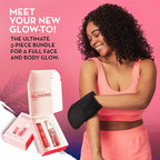 Mystic Tan Self Tanning Bundle: Wake-Up Tan Self Tan Water Mousse + Wake-Up Tan Hyaluronic Acid Serum for Face + Self Tan Mitt - Hydrating, Clear Self Tanner for Body and Face with Eco-Certified DHA