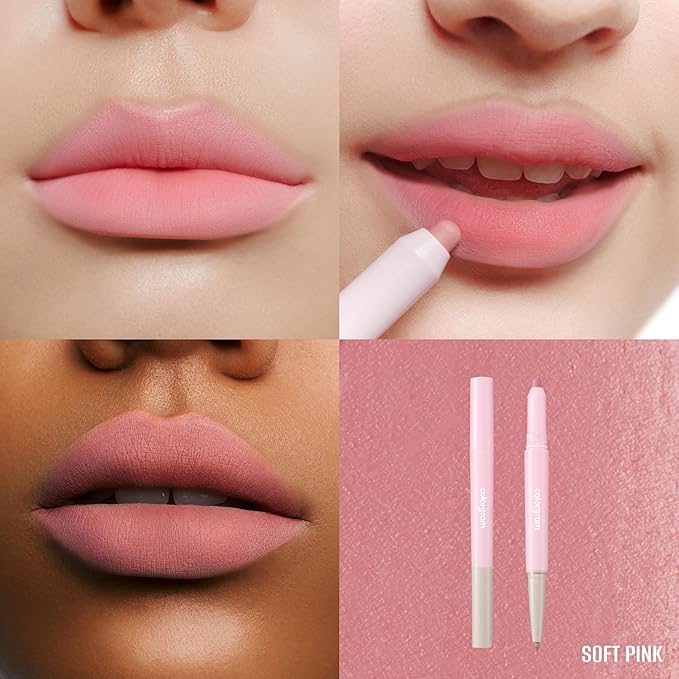 COLORGRAM All In One Over-Lip Maker 04 Soft Pink | Versatile Lip Liner & Contour, Matte finish, Perfect for Daily wear, Bigger and Fuller Lips, Plumping effect, Smooth,creamy texture