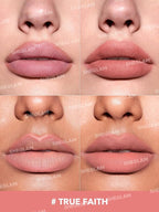 SHEGLAM Lip Liner Creamy Matte Pencil High Pigment Not Easy to Fade Silky Smooth Matte Contour Tint Lip Makeup-True Faith