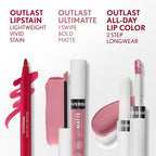 COVERGIRL Outlast All-Day Lip Color With Topcoat, 555 Blossom Berry