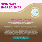 Lume Whole Body Deodorant - Invisible Cream Stick - 72 Hour Odor Control - Doctor Developed - Aluminum Free, Baking Soda Free and Skin Loving - 2.2 Ounce (Pack of 2) (Vanilla Bliss)