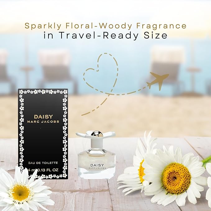 Marc Jacobs Daisy Perfume for Women EDT Mini Splash, 0.13 Ounce