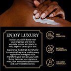 LUXURY LIFE Bed Butter - Scented, Luxurious Body Butter With All-Natural Hyaluronic Acid For Soft, Glowing, Hydrated Skin For Men & Women - Suitable For All Skin Types - Luxury Scent, 5 oz