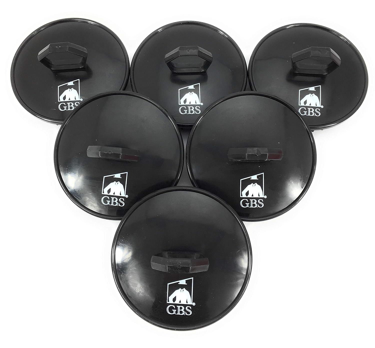 G.B.S Soft Scalp Massage Brush for Women and Men, Black, Pack of 6