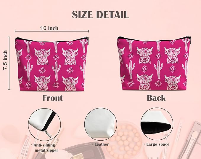 Western makeup bag,western gifts for