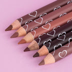 6Pcs Dual-Ended Dual-Colored Lip Liner Pencil Set - 12 Colors Matte Lipstick Pencil, No Transfer Smudgeproof & Waterproof, Sharpenable Lip Crayon for Women,Velvet Long-Lasting Lip Color Set B