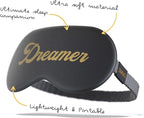 SMUG Satin Sleep Mask & Eye Mask | Travel Sleep Masks for Women & Men | Soft Sleeping Eye Mask to Nourish Skin & Reduce Dark Circles | Eye Sleep Mask Shades to Block Out Light | Dreamer