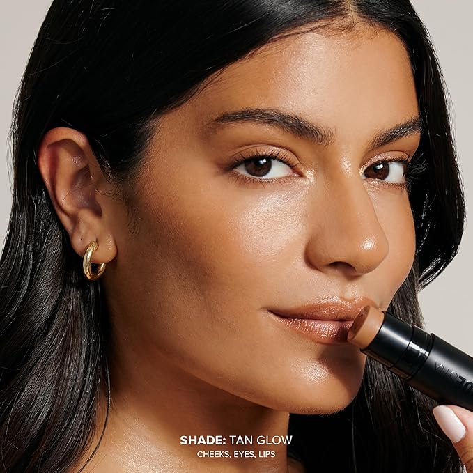 Nudies Matte + Glow Core All Over Face Blush Color - Tan Glow
