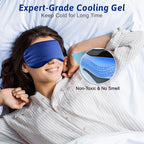 Cooling eye mask, cold eye