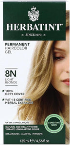 Herbatint Permanent Haircolor Gel, 8N