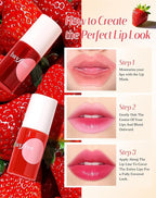 Lip Tint Stain Set, Lip Stain Long Lasting Lightweight Waterproof, Transfer-Proof, Non-sticky, Lip Makeup Matte Finish