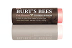 Burt's Bees 100% Natural Tinted Lip Balm, Pink Blossom with Shea Butter & Botanical Waxes – 2 Tubes