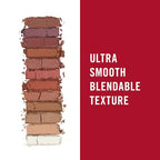 Rimmel London Magnif'Eyes Eyeshadow Palette, 12 Shades, Blendable Formula, Versatile, 005, Spice, 0.5oz