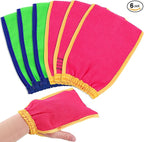 6 pcs exfoliating washcloth, korean