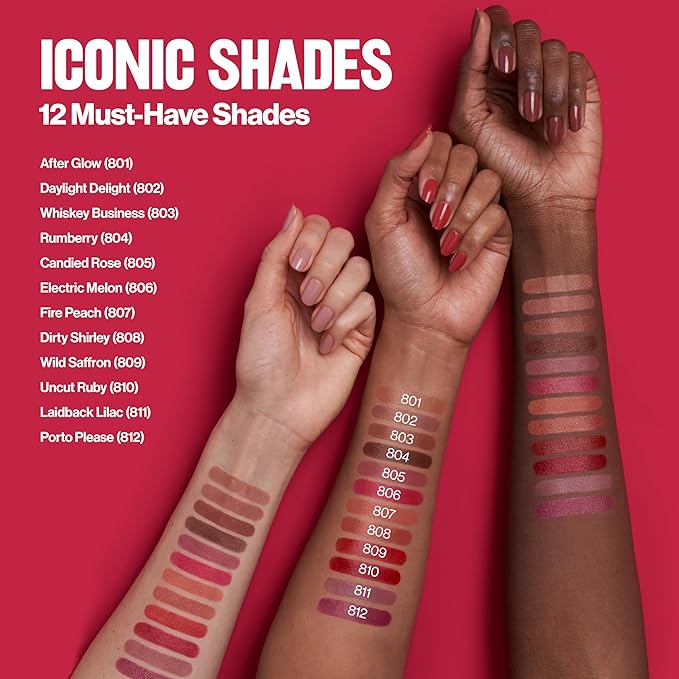 Revlon Super Lustrous Lipstick, Creamy Formula For Soft, Fuller-Looking Lips, Moisturized Feel, 808 Dirty Shirley, 0.15 oz