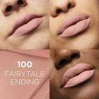 L'Oreal Paris Infallible Matte Resistance Liquid Lipstick, up to 16 Hour Wear, Fairytale Ending 100, 0.16 Fl Oz