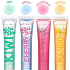 Expressions 12pc Clear Lip Gloss Pack – Lip Oils with Vitamin E and Essential Oils, Flavored Lip Gloss Clear Tubes, Hydrating Lip Glow Oil, Tinted Lip Oil, Lip Moisturizer