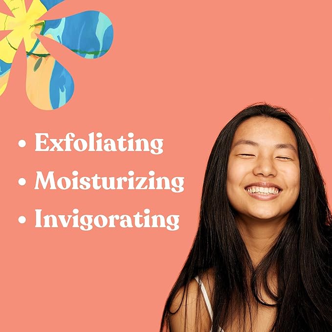 ASUTRA Dead Sea Salt Essential Oil Body Scrub Exfoliator (Vitamin C), 16 oz - Ultra Hydrating, Gentle, & Moisturizing - Coconut, Sweet Orange, Grapefruit, and Lemon Oils – Pink Himalayan Salt