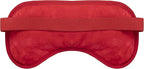 Plush Gel Eye Mask for Puffy Eyes, Red - Cold Eye mask to Treat Dark Circles, Sinuses, Dry Eyes, and for Allergy Relief - Microwave Safe for Heat Therapy
