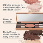 M. Asam Magic Finish Elegant Vibes Palette (8 x 0.03 oz + 1x 0.14g) - Eye Shadow Palette, 8 Harmonizing Eyeshadow Shades & Blush, High Color Payoff, Satin-touch Texture, Enriched With Vitamin E