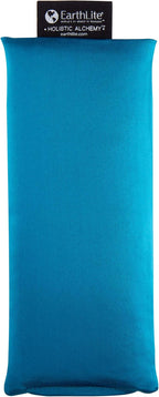 EARTHLITE Holistic Alchemy Aromatherapy Eye Pillow - 100% Silk Cover, Natural Herbs & Flax Seeds, Weighted, Cooling & Soothing