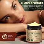 Tallow Castor Oil Frankincense Oil Handmade Skin Balm, Face & Body Moisturizer for Sensitive Skin, Eczema All-Purpose Balm, 100% Grass-Fed Tallow for Skin Care