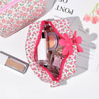 Soidram pink makeup bag floral
