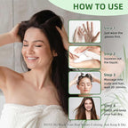 Hair Dye Shampoo 3 in 1 for Gray Hair Coverage, Argan nut Natural Shampoo Hair Dye for Women & Men/Ammonia-Free 500ml(Coffee)