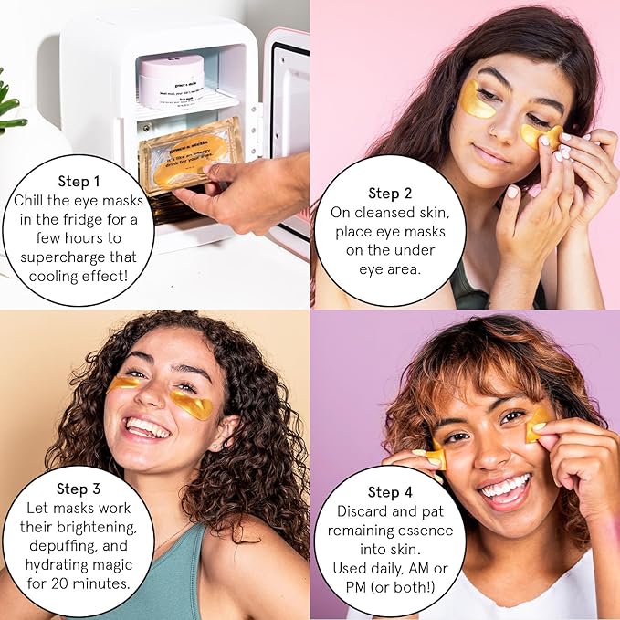 grace & stella Under Eye Mask Variety Pack - 18 Pairs of Under Eye Patches for Dark Circles - With 6 Colors (3 Pairs/Color) - Gel Masks Puffy Eyes for Women - Vegan Cruelty Free Bridesmaid Gifts