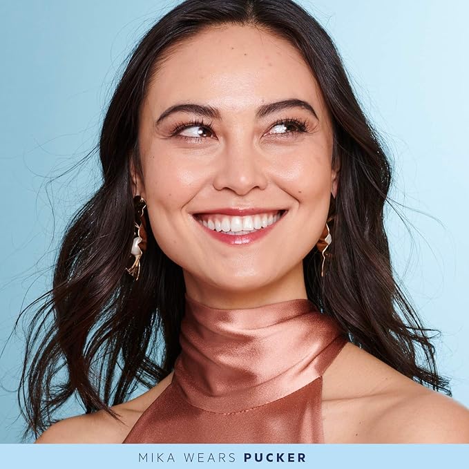 FLOWER BEAUTY By Drew Barrymore Petal Pout Lip Mask - Hydrating + Moisturizes Lips - Mango + Cocoa Butter - Lip Tint - Natural Color + Semi-Glossy Finish (Sangria)