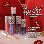 Boss Up Color Changing Lip Oil, Shimmering Temperature Lip