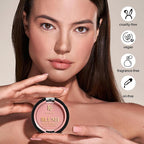 FV Long Lasting Powder Blush - Lightweight, Smooth & Blendable Cheek Makeup, High Buildable Color, Transfer-Resistant Shimmer Finish (Nude Shimmer, 0.17 OZ)