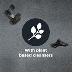 DOVE MEN + CARE Shampoo Charcoal + Clay 3 Count For Healthy-Looking Hair Naturally Derived Plant Based Cleansers 25.4 oz