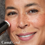 LAURA GELLER NEW YORK Serum Blush Tint, Lightweight Liquid Blush for Cheeks, Weightless Watercolor Sheer Finish, Casual Coral