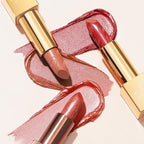 Oulac Metallic Orange Lipstick Set 3PCS, Comfortable Creamy Texture, Smooth No Grainy Feeling, Vegan & Gluten Free, Full-Coverage Lip Makeup, 3 X 4.3 g, 605+02+05