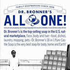 Dr. Bronner's Pure-Castile Magic Soap Liquid, Citrus, Made with Organic Oils for Body, Face, Hair, Dishes, Laundry Vegan, Natural, Non-GMO, Biodegradable, 18-in-1 Multi-Use - Citrus, 32oz + Refill