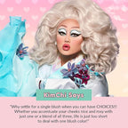 KimChi Chic Beauty Cheeky 3Some Blush Trio, Blush Makeup Palette with 3 Colors, Use Individually or Blend All Shades for Custom Look, 03 Bonita Señorita, 0.47 oz