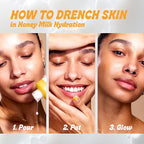 Farmacy Hydrating Essence - Hydrating Honey Milk Toner + Facial Essence to Soothe, Moisturize and Strengthen Skin Barrier - Preps Complexion for Skincare Products or Makeup Application (10ml)