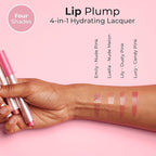 MCoBeauty Lip Plump 4-in-1 Hydrating Lacquer, Luella Nude Lip