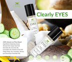 EYES, Natural Anti Aging Eye Serum | Hydrating and Firming Instant Treatment for Tired Puffy Eyes, Dark Circles, Swollen Eyelid, Eye Bags with Cucumber and Avocado | Made in USA