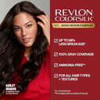 Revlon ColorSilk with Bond Repair Complex, Auburn Permanent Hair Color, 100% Gray Coverage, Ammonia Free Hair Dye, Vegan Keratin, 42 Medium Auburn (Pack of 3)
