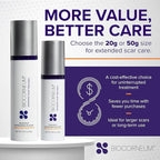 Advanced Scar Treatment with Silishield® & SPF 30 50g – Made in the USA, Fast-Drying, Water-Resistant Silicone Scar Gel - Surgeon Recommended for New & Old Scars - Suitable for Children Over 6 Months