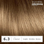 Clairol ColorStrong Permanent Zero Ammonia Hair Dye, 6.3 Light Golden Brown - Cairo Hair Color, Pack of 1