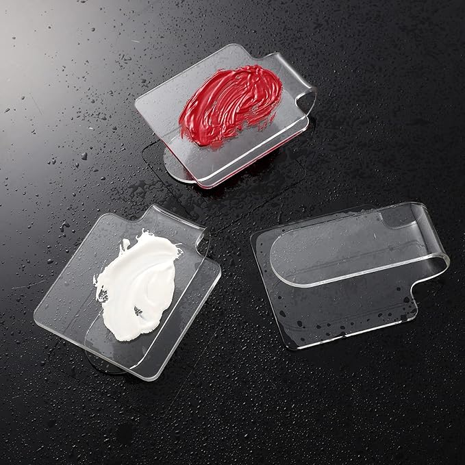 Minkissy 3pcs Makeup Hand Palette Acrylic Nail Art