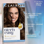 Clairol Nice'n Easy Permanent Hair Dye, 7C Dark Cool Blonde Hair Color, Pack of 3 (Packaging May Vary)