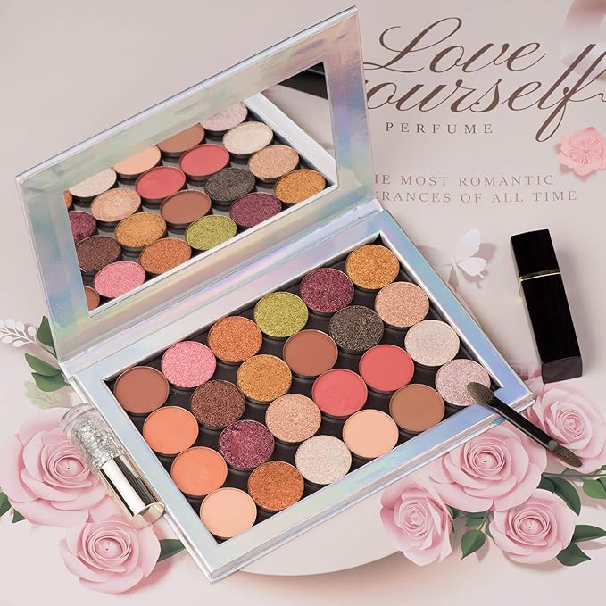 Magnetic Palette Mermaid Empty Makeup Palette with Mirror