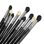 Sigma Beauty Deluxe Blending Brush Set – Professional Grade Eyeshadow Brush Set with 9 Full Size Blending Brushes Featuring Extra Soft Fibers for Precise, Controlled, & All-Over Eyeshadow Blending